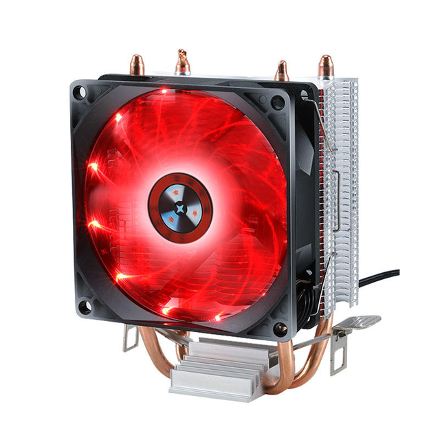 Oulian Professional manufacturers copper tube computer cooling radiator Luminous color LED 12V DC radiator with fan