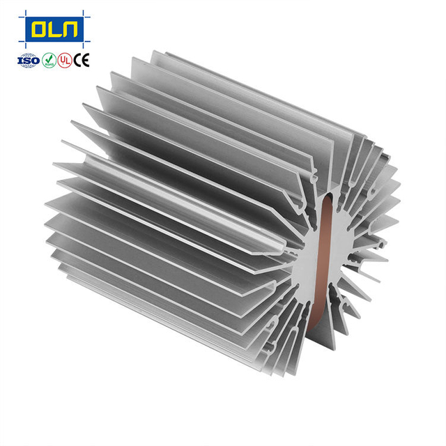Customized Aluminum natural Profile Extruded LED Heatsink Aluminium LED Profile