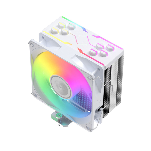 Professional production custom 3W CPU colorful Glowing heat sink easy installation air cooling fan Computer radiator for PC