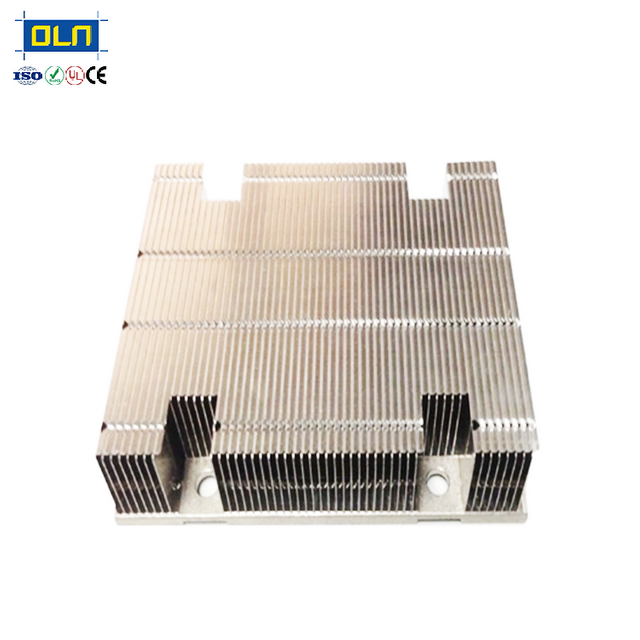 New OLN Customized Durable OEM & ODM cooling heat sink Assembly aluminum cooling fins radiator server heat sink for CPU cooler