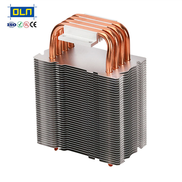 Professional Custom Large Aluminum Plate Square Made Heat Pipe Heatsink Air-Cooled Heat Sink for Server