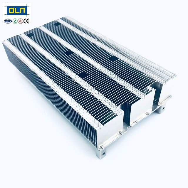 Customized Aluminum Zipper Folding Fin Heat Sink Vapor Chamber Heatsink for 5g base Station