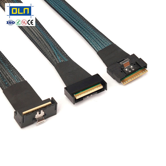 50CM SATA 3.0 III SATA3 7pin Data Cable Right Angle 6gb/s SSD Cables HDD Hard Disk Data Cord with Nylon 5A Fast Charging Oulian