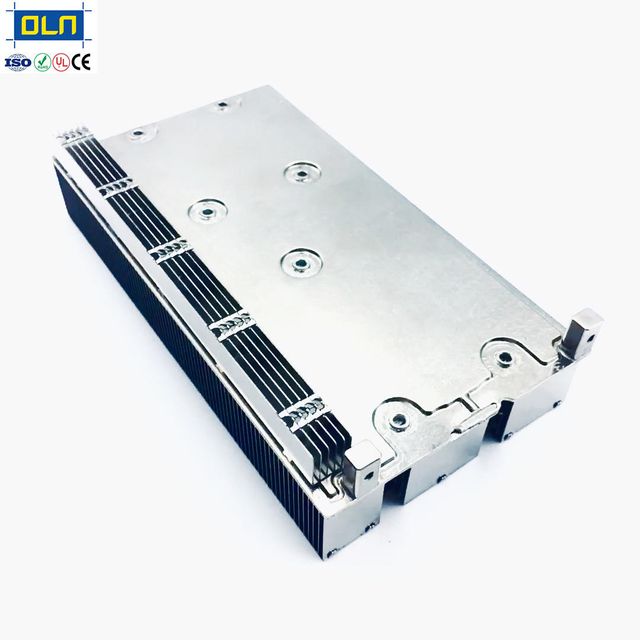 CNC Extrusion anodizing Product 5G communication base station heat sink shovel tooth buckled radiator