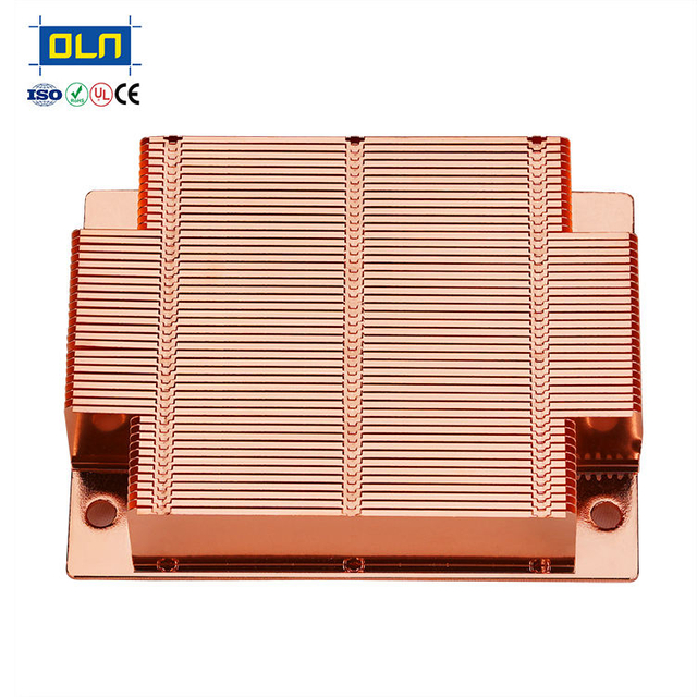 Customized design skiving fin machine heat sink 400mm heatsink