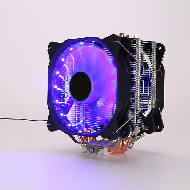 wholesale price 3W convenient installation CPU Radiator DC fan quiet cooler radiator Computer radiator with led light fans