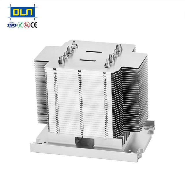 Low-profile compact computing applications server heat sink engineered for space-constrained server blades