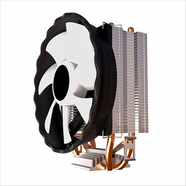 Factory outlet CPU cooling heat sink 45CFM colorful DC fan light handy heatsink Temperature control radiator for desktop compute