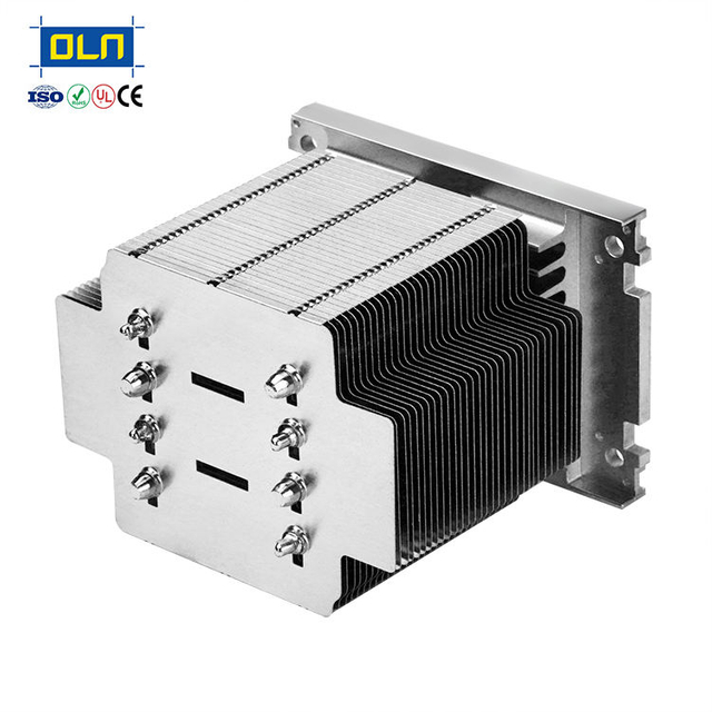 Hot Sell Soaking Plate Aluminium Fins High Heat Mean Temperature Server Heat Sink for plant