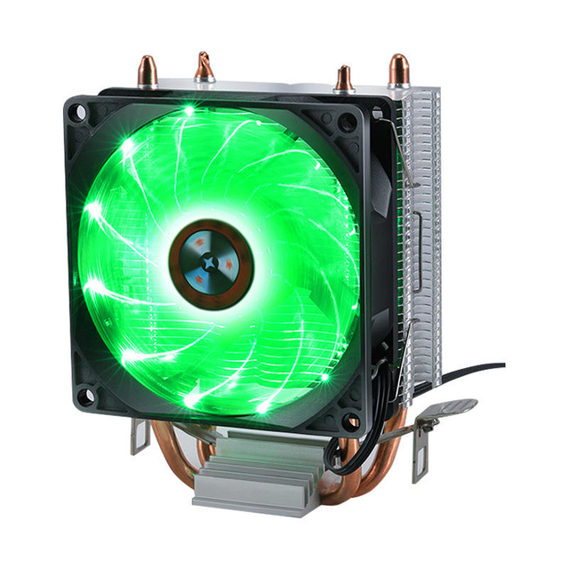 Oulian Professional manufacturers copper tube computer cooling radiator Luminous color LED 12V DC radiator with fan