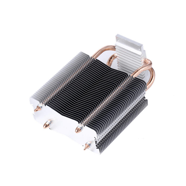 Oulian Professional Manufacturer computer Radiator 2 Heat pipe copper tube Heatsink CPU cooling Universal radiator for computer