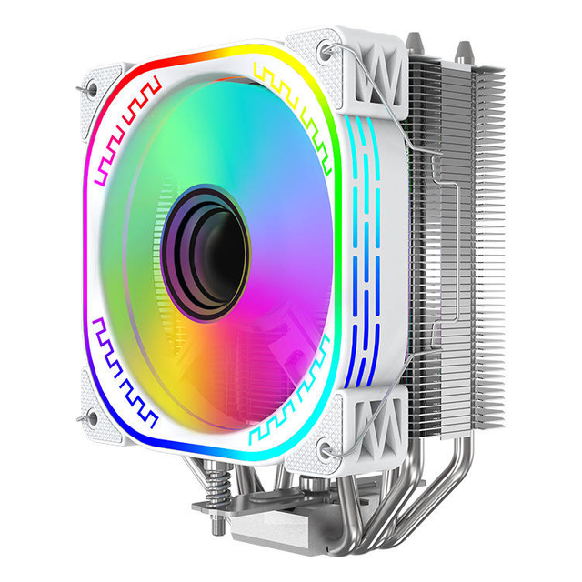 Oulian CPU Computer cooling heat sink colorful fan Temperature control 22dBA Quiet computer radiator for desktop computer