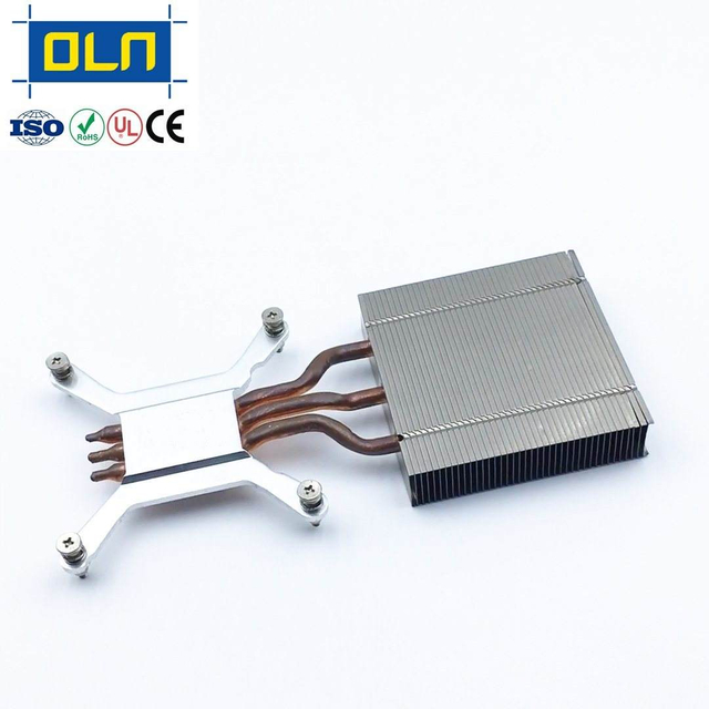 Oulian customized Aluminum copper computer radiator water cooling cooler Heat Sink for cpu pc