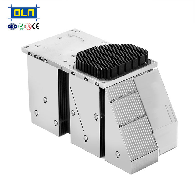 CNC Industrial Aluminum Profile zipper heat sinkbuckle made server water cooler heat sink with pipe copper aluminum heat sink