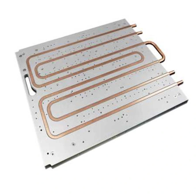 2024 new customized Pure Aluminum Radiator Block for Liquid Water Cooler Heat Sink System Silver for CPU Graphics