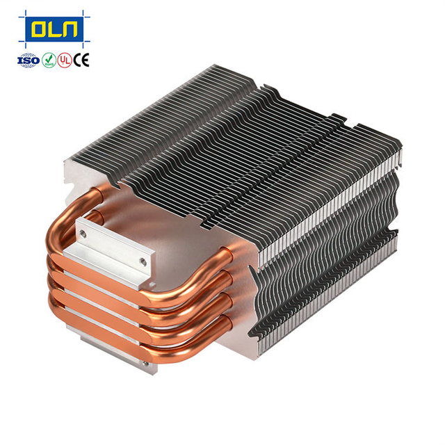 Top quality factory Aluminum copper pipe heat sink 200 watt heat sink for industrial equipment