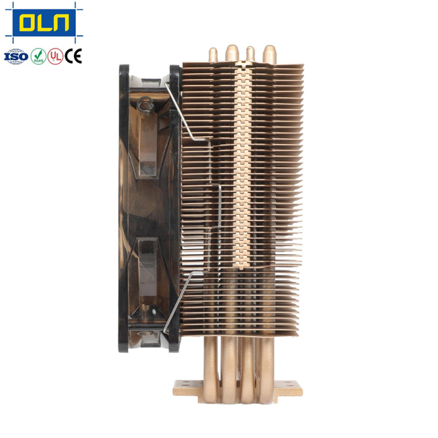 Custom manufacturer 4 heat pipe AMD original cpu cooler cooling fan heatsink heat sink with RGB fan for AMD